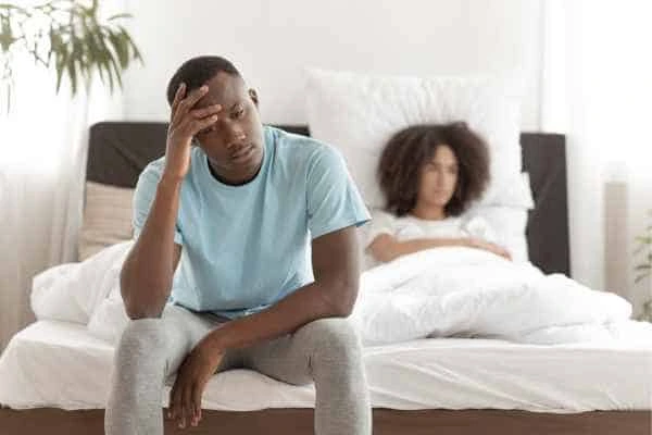 Man upset about ED symptoms Old Oak Common